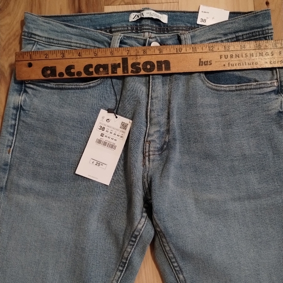NWT Zara slim fit jeans women's US size 30 - Picture 15 of 15